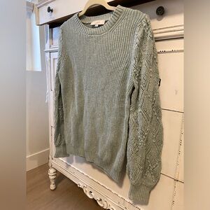 LOFT mint green sweater
